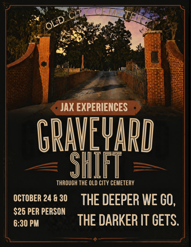 Graveyard Shift at the Old City Cemetery walk stroll tour scary halloween