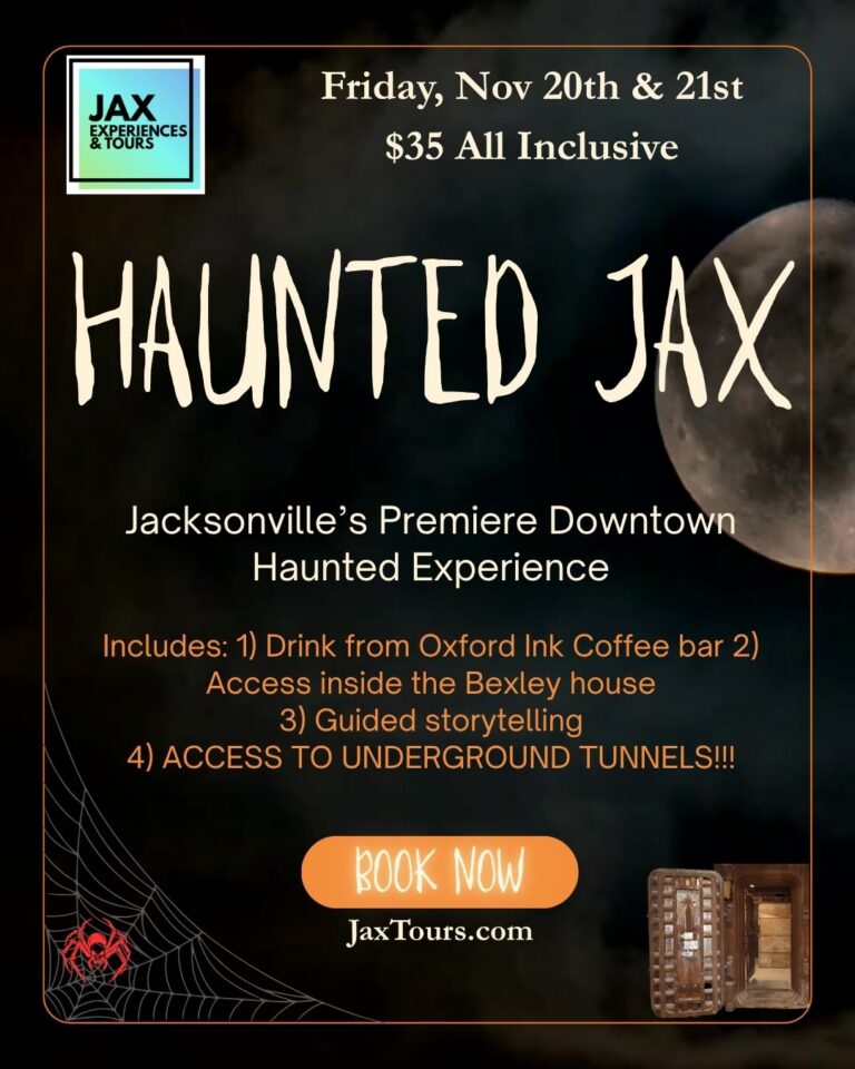 haunted jax tour of downtown that includes access to some of the underground tunnels and vaults haunted scary Halloween