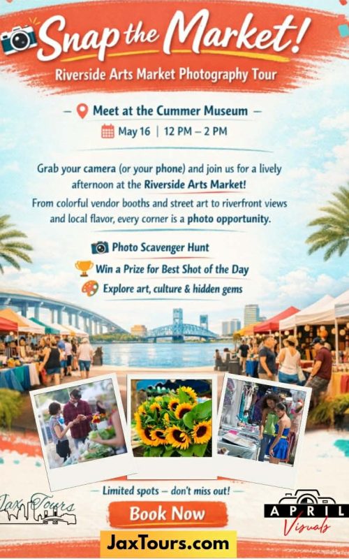 Snap the Market photography tour jax tours pictures cameras outdoors